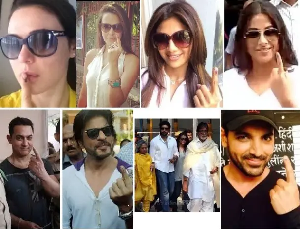 bollywood votes in elections