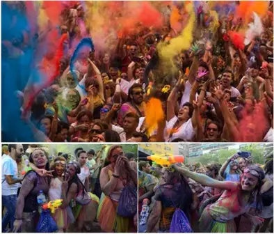 holi festival of colors in madrid