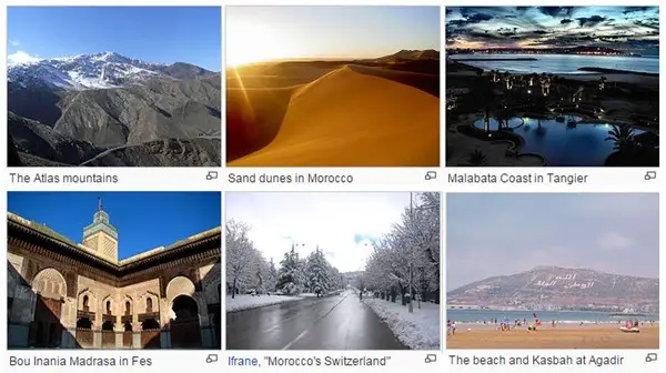 Morocco tourist attractions