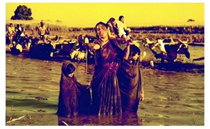 Mother India flood scene shot in Panchwad, satara in maharashtra