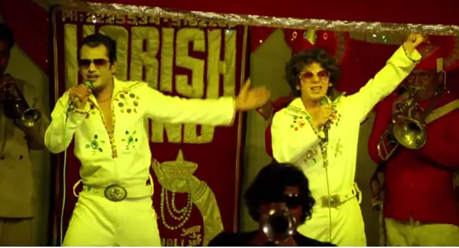 Nawazuddin Siddique and Sunil Grover in the emotional attyachar song in Dev D