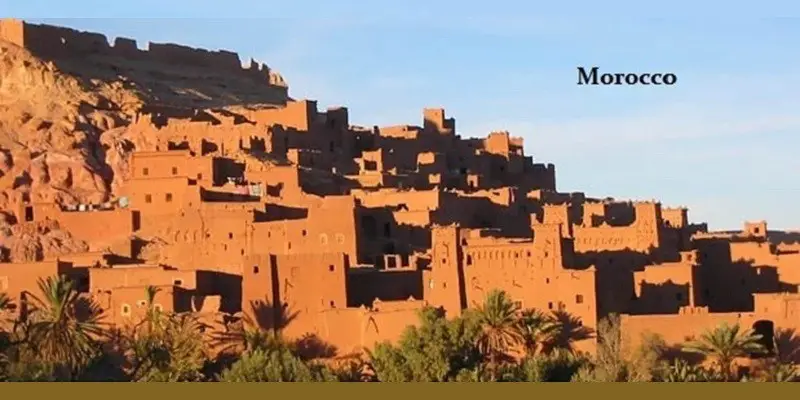 Morocco landscape, tourism