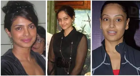 bollywood celebs without makeup