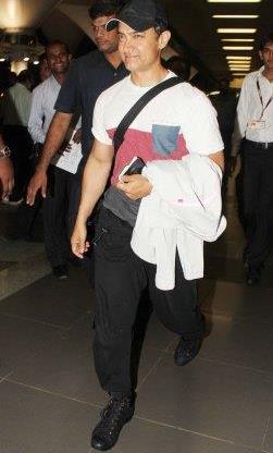 Aamir Khan on flights