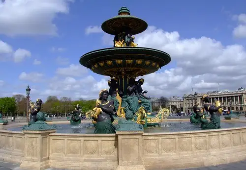 Place De La Concorde (fountain) Paris France