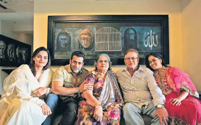 salman khan with family