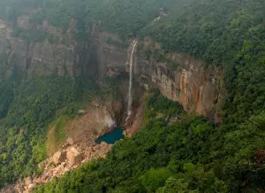 Shillong in Meghalaya in monsoon