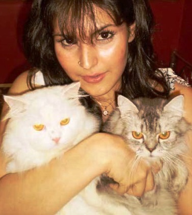 Zarine Khan's cool cats