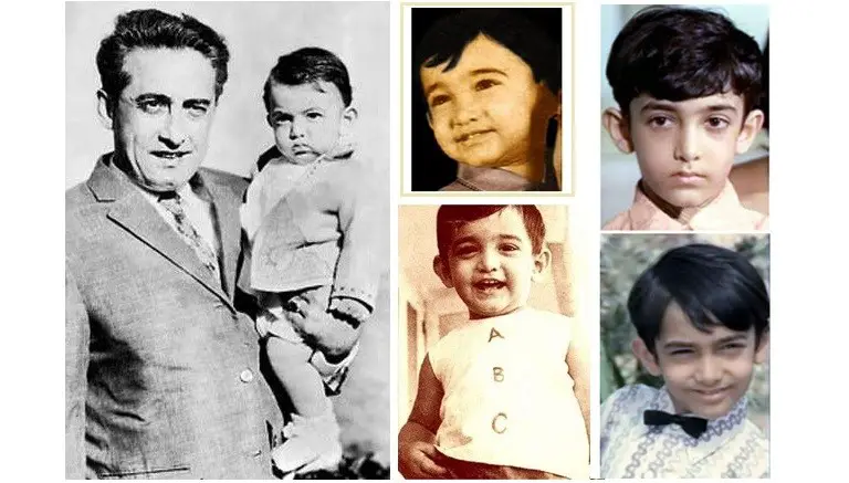 Aamir khan childhood pics