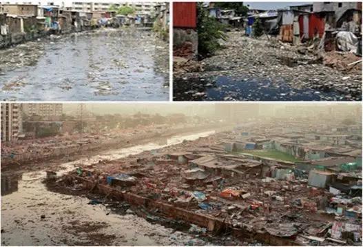 mumbai filth & slums