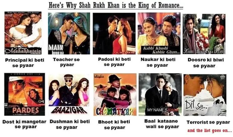 SRK, the King of Romance