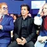 SRK with Cate Blanchett and Elton John